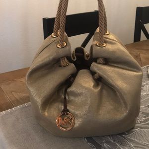 Michael Kors hobo boho bag large Gold